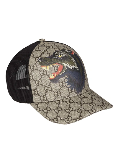 Gucci Wolf Baseball Cap | ModeSens