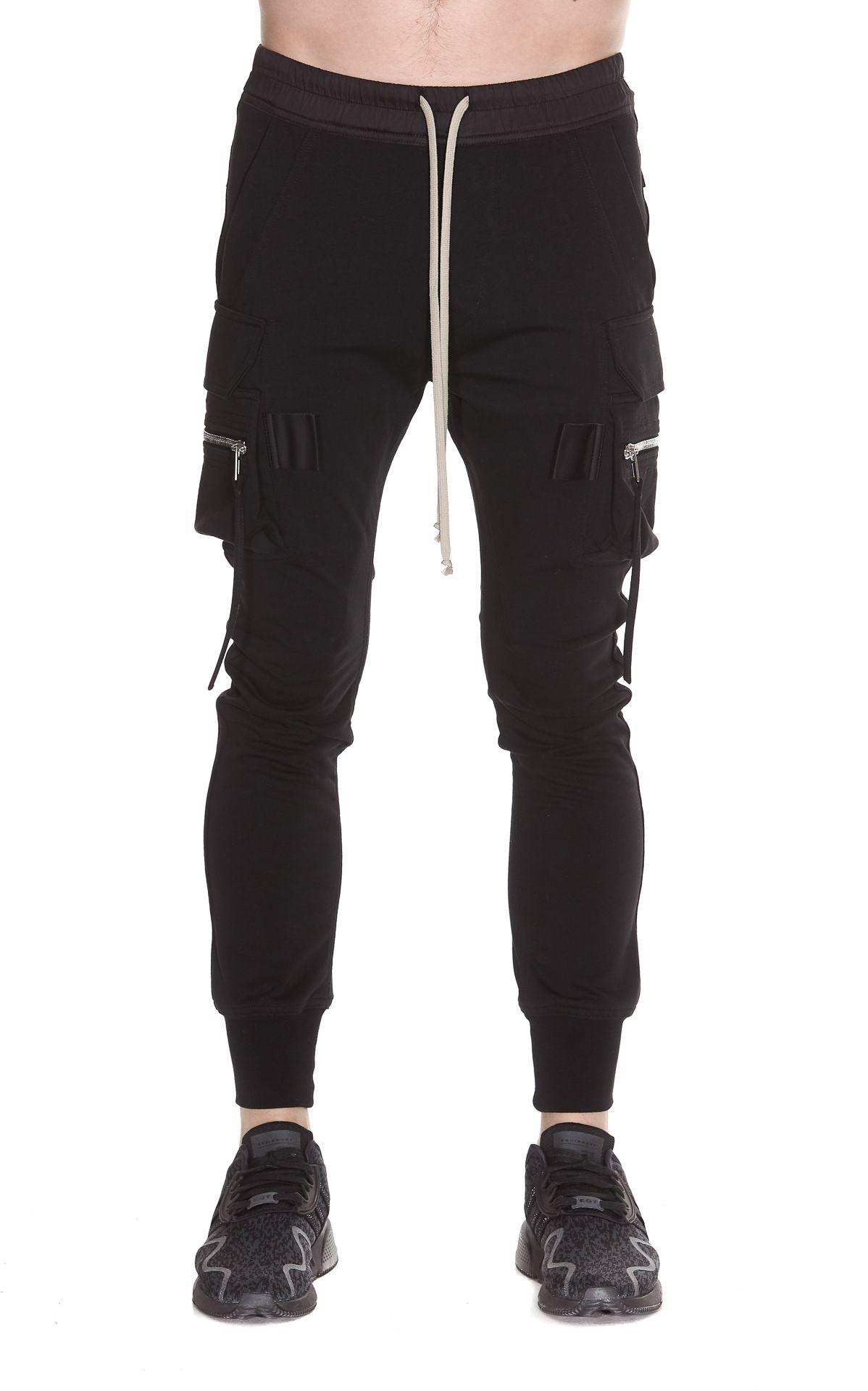 rick owens jogger cargo pants