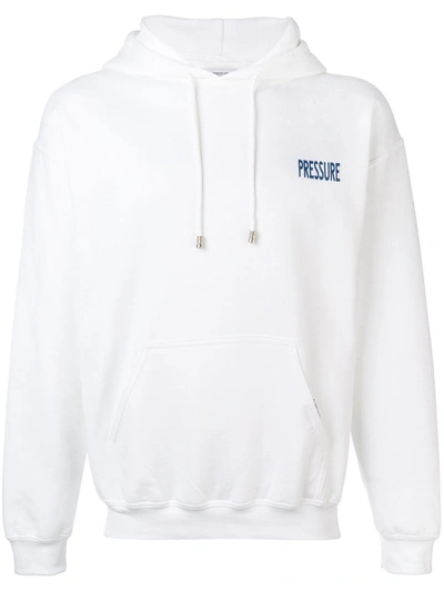 Shop Pressure Logo Hoodie - White