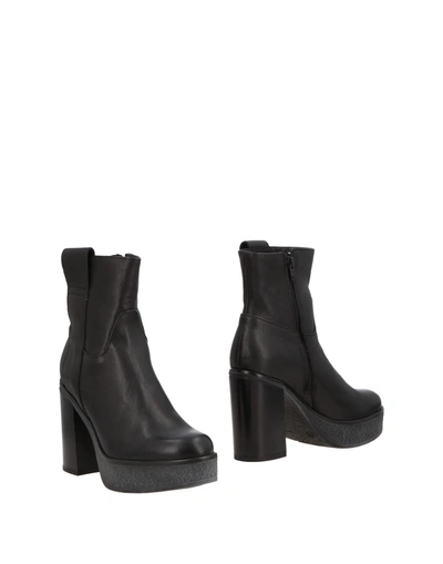 Shop Manas Ankle Boots In Black