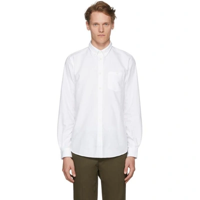 Shop Norse Projects White Anton Oxford Shirt