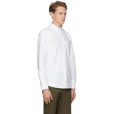 Shop Norse Projects White Anton Oxford Shirt