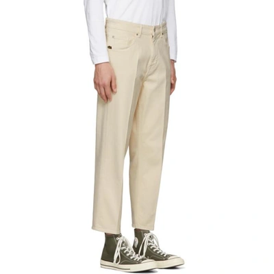 Shop Tiger Of Sweden Jeans Off-white Ian Jeans In D1e Ecrudnm