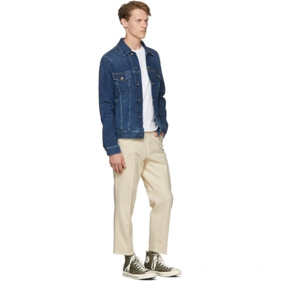 Shop Tiger Of Sweden Jeans Off-white Ian Jeans In D1e Ecrudnm