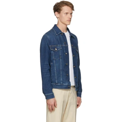 Shop Tiger Of Sweden Jeans Blue Denim Primal Jacket In 221 Blue