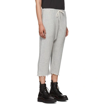 Shop R13 Grey Field Sweatpants In Hthr Grey