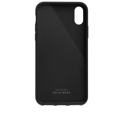 Shop Native Union Wood Edition Clic Iphone X Case In Black