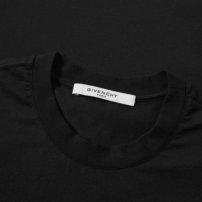 Shop Givenchy Tonal Chest Star Tee In Black