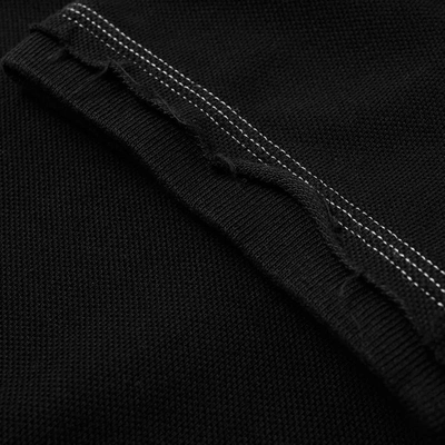 Shop Givenchy Vintage Logo Polo In Black
