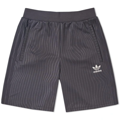Adidas Originals Adidas Warped Stripes Short In Grey | ModeSens