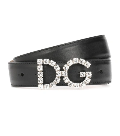 DG Logo皮革腰带