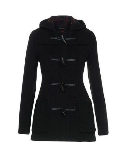 Shop Gloverall Coat In Black