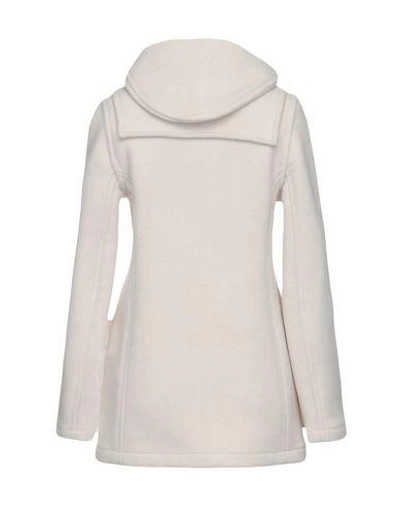 Shop Gloverall Coat In Ivory
