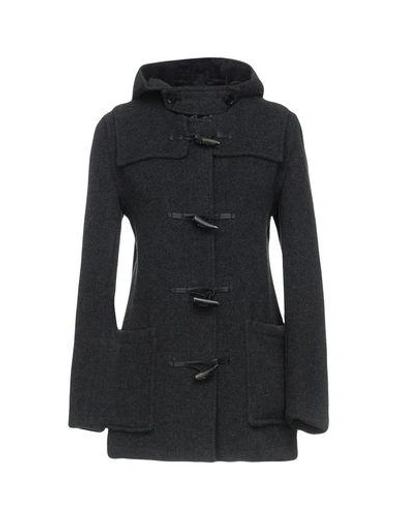 Shop Gloverall Coat In Lead