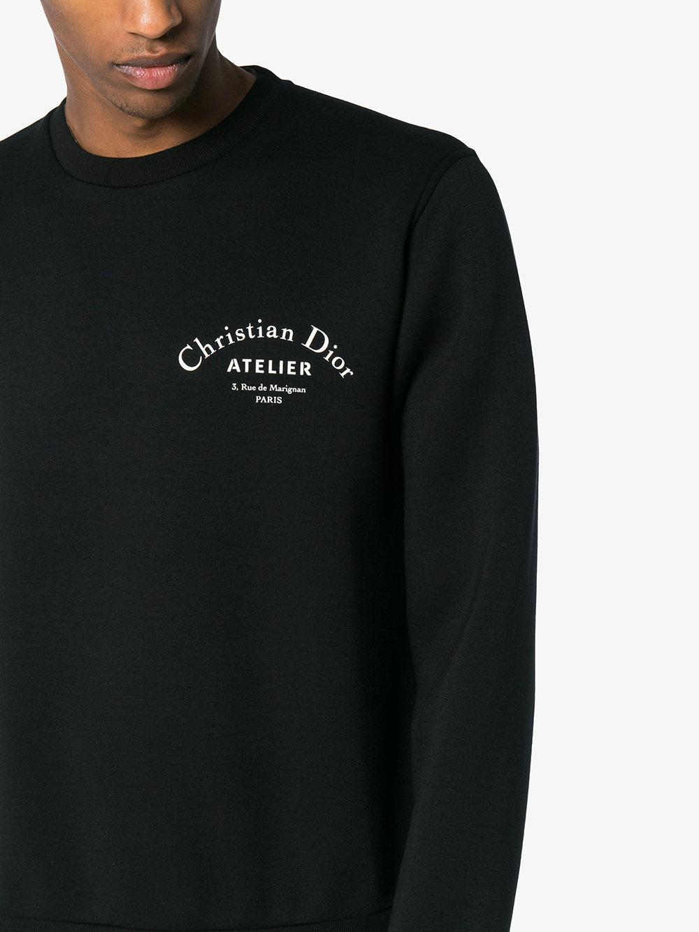 christian dior black sweater