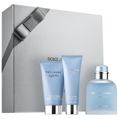 Shop Dolce & Gabbana Light Blue Eau Intense Pour Homme Gift Set