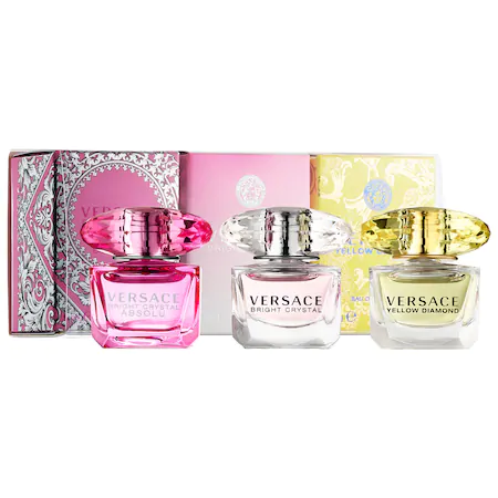 versace female miniature trio collection 2018