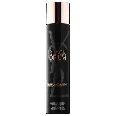 Shop Saint Laurent Black Opium Dry Oil For Body And Hair 3.4 oz/ 101 ml