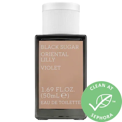 Shop Korres Black Sugar Oriental Lilly Violet Eau De Toilette 1.69 oz