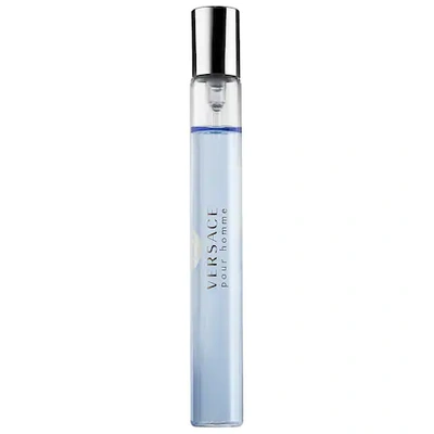 Versace Pour Homme Eau De Toilette Travel Spray 0.3 oz/ 10 ml In Blue