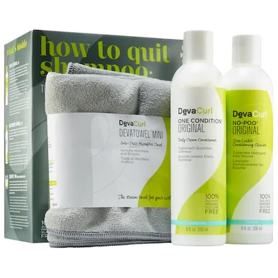 Shop Devacurl How To Quit Shampoo: The Original Cleanse & Condition Curl Kit