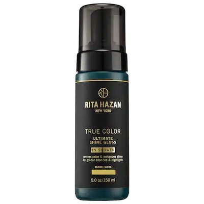 Shop Rita Hazan Ultimate Shine Gloss Blonde - Revives Color & Enhances Shine For Golden Blondes & Highlights 5 oz/ 1