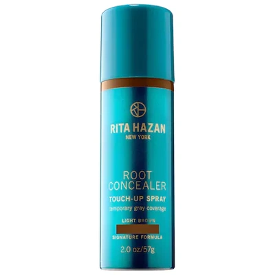 Shop Rita Hazan Root Concealer Touch-up Spray Temporary Gray Coverage Light Brown 2 oz