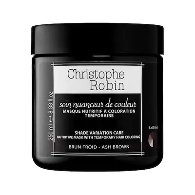Shop Christophe Robin Shade Variation Hair Mask - Ash Brown 8.33 oz/ 246 ml