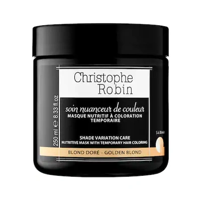 Shop Christophe Robin Shade Variation Hair Mask - Golden Blonde 8.33 oz/ 246 ml