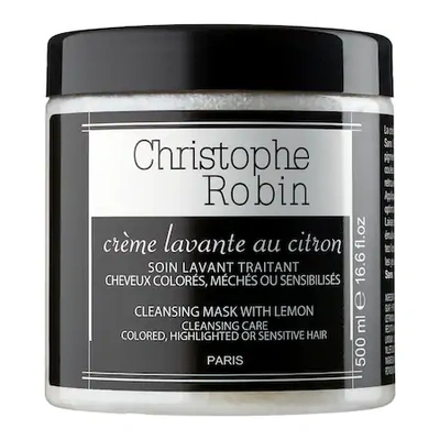Shop Christophe Robin Cleansing Mask With Lemon 16.6 oz/ 491 ml