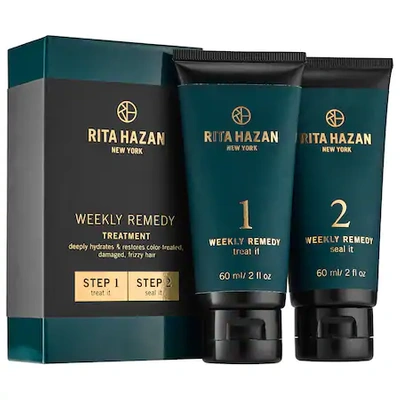 Shop Rita Hazan Weekly Remedy Treatment For Deep Hydration & Superior Shine 2 X 2 oz Tubes/ 60 ml