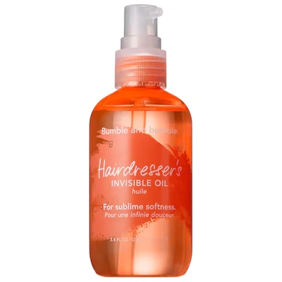 Bumble And Bumble Hairdresser's Invisible Oil Frizz Reducing Hair Oil 3.4 oz/ 100 ml