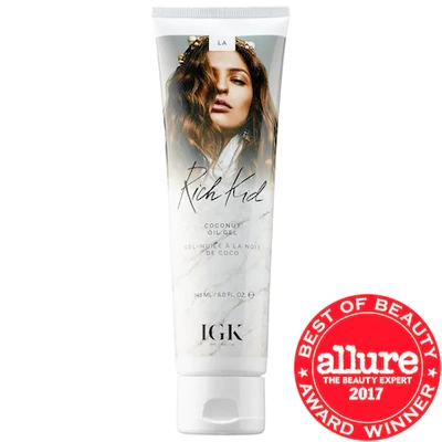 Shop Igk Rich Kid Coconut Oil Air-dry Styling Cream 5 oz/ 148 ml