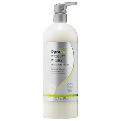 Shop Devacurl Wash Day Wonder&trade; Pre-cleanse Slip Detangler 32 oz/ 946 ml