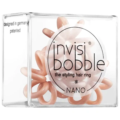 Shop Invisibobble Nano The Styling Hair Ring To Be Or Nude To Be 3 Styling Hair Rings