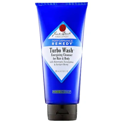 Jack Black Performance Remedy Turbo Wash Energizing Cleanser For Hair & Body 10 oz