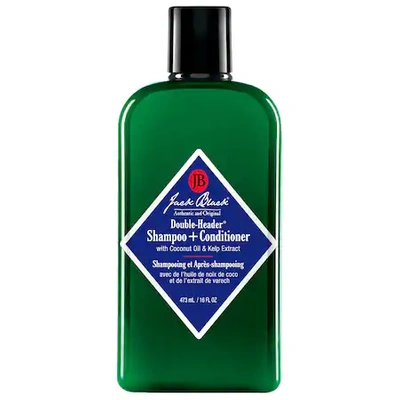Jack Black Unisex Double-header Shampoo + Conditioner 16 oz Hair Care 682223040867