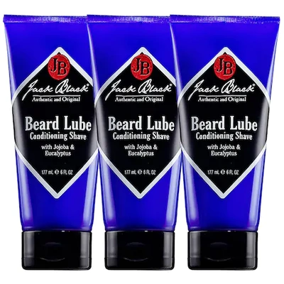 Shop Jack Black Beard Lube Conditioning Shave - 3 Pack 3 X 6.0 oz