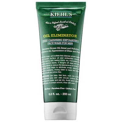 Shop Kiehl's Since 1851 1851 Oil Eliminator Deep Cleansing Exfoliating Face Wash For Men 6.8 oz/ 200 ml