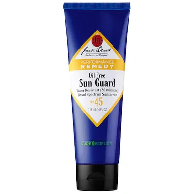 Shop Jack Black Oil-free Sun Guard Sunscreen Water Resistant Spf 45 4 oz