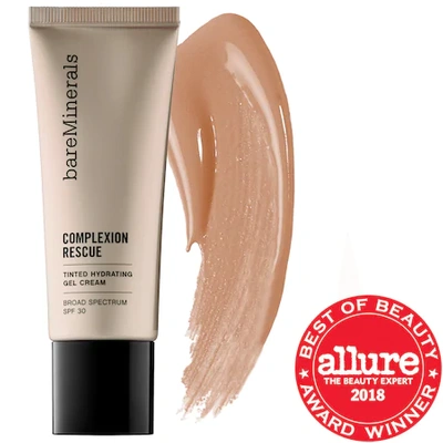 Shop Bareminerals Complexion Rescue Tinted Moisturizer With Hyaluronic Acid And Mineral Spf 30 Chestnut 09 1.18 oz