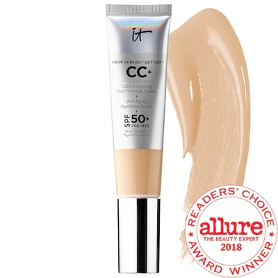 It Cosmetics Cc+ Cream Full Coverage Color Correcting Foundation With Spf 50+ Fair 1.08 oz/ 32 ml In Fair