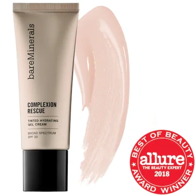 Shop Bareminerals Complexion Rescue Tinted Moisturizer With Hyaluronic Acid And Mineral Spf 30 Opal 01 1.18 oz