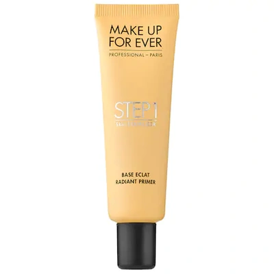 Shop Make Up For Ever Step 1 Skin Equalizer Primers - Radiant Radiant Primer Yellow - For Light To Medium Skin 1 oz/ 30 ml