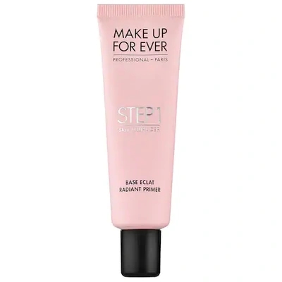 Shop Make Up For Ever Step 1 Skin Equalizer Primers - Radiant Radiant Primer Pink - For Light To Medium Skin 1 oz/ 30 ml