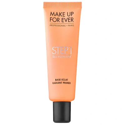 Shop Make Up For Ever Step 1 Skin Equalizer Primers - Radiant Radiant Primer Peach - For Fair Skin 1 oz/ 30 ml