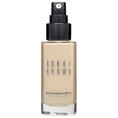 Shop Bobbi Brown Skin Foundation Spf 15 Sand 2 1 oz/ 30 ml