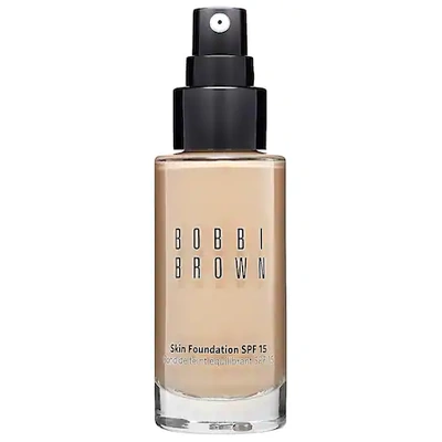 Shop Bobbi Brown Skin Foundation Spf 15 Beige 3 1 oz/ 30 ml