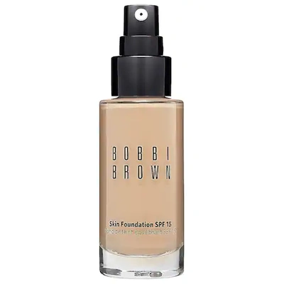 Shop Bobbi Brown Skin Foundation Spf 15 Warm Beige 3.5 1 oz/ 30 ml