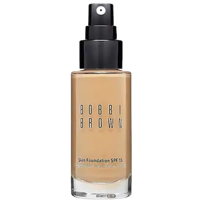 Shop Bobbi Brown Skin Foundation Spf 15 Warm Natural 4.5 1 oz/ 30 ml